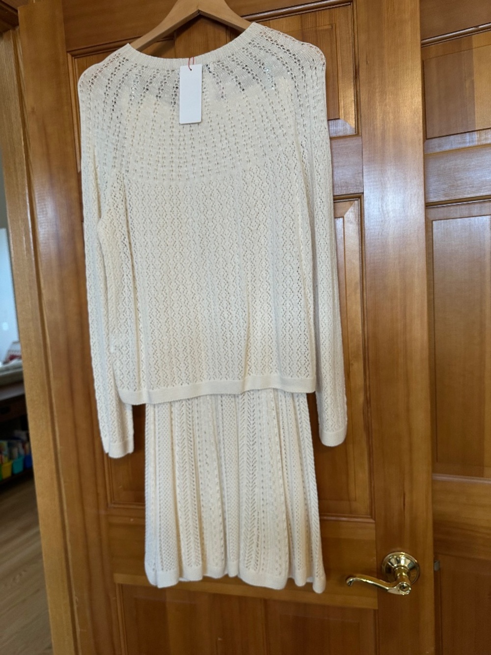 NWT Ines De La Fressange for Uniqlo 100% Cotton Knit 2 Piece Dress - Picture 2 of 4